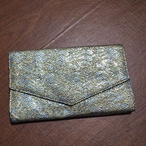 Elegant Gold and Silver Clutch